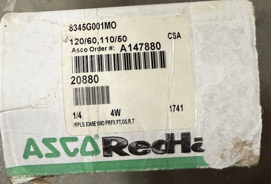 NEW IN BOX ASCO 8345-G001-MO-120  EF8345G001MO120
