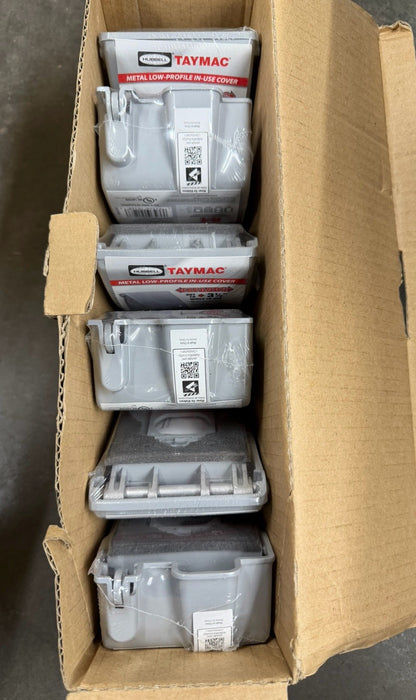 6pcs box HUBBELL TAYMAC Mx4280s 1-Gang Vertical In Use Weatherproof Cover 3.5"W
