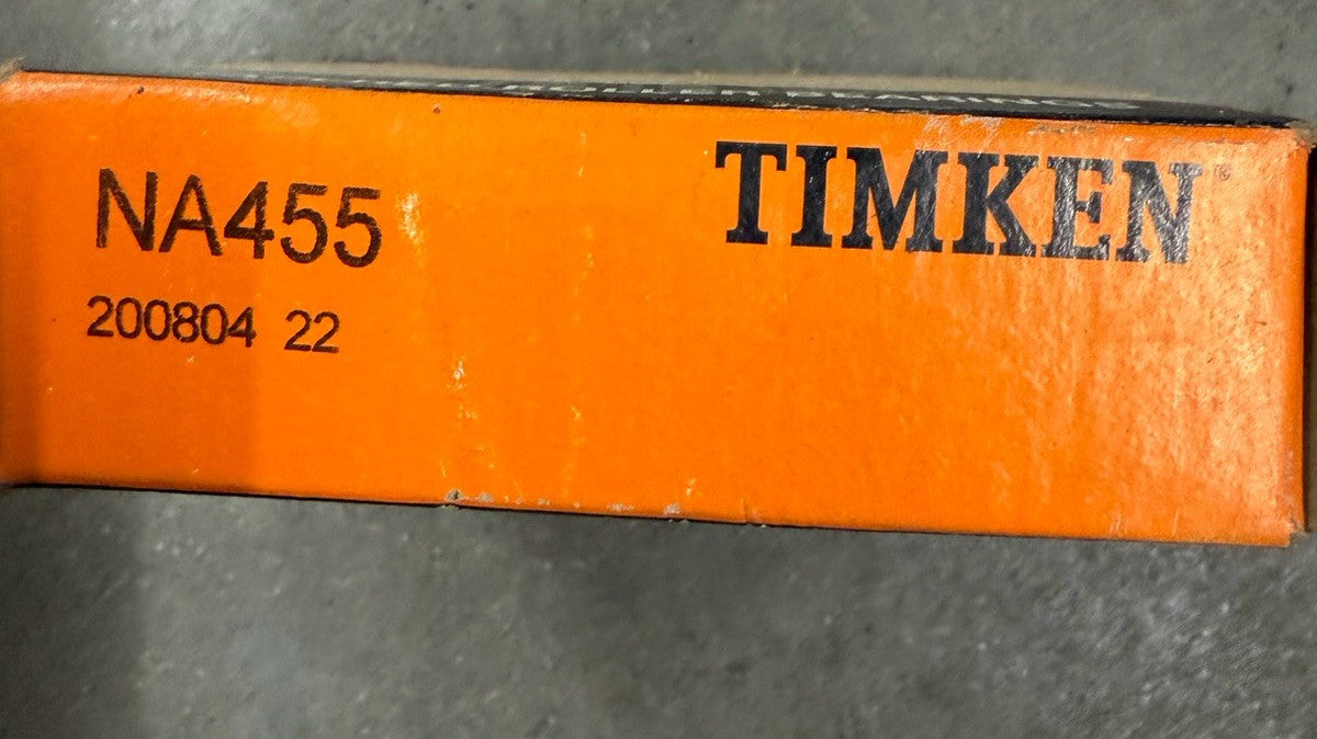 NEW  TIMKEN NA455 TAPERED ROLLER BEARING CONE NIB