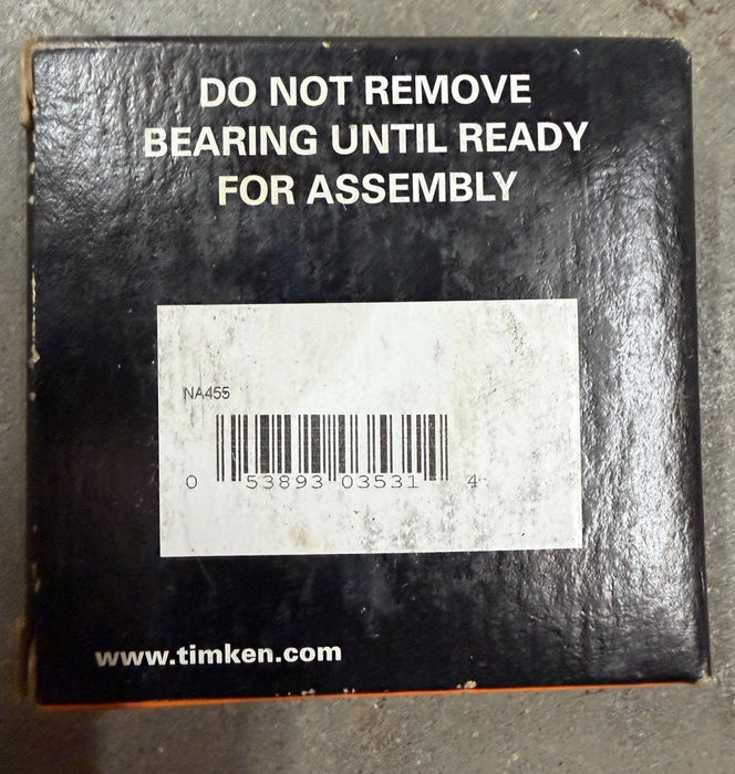 NEW  TIMKEN NA455 TAPERED ROLLER BEARING CONE NIB