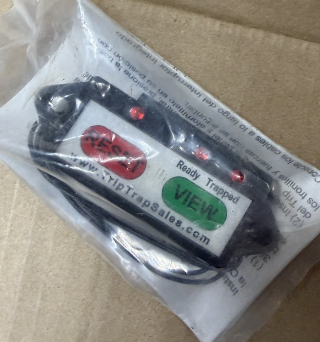 NEW TRIP TRAP SALES RESET VIEW BUTTON 12 VDC READY TRAPPED TT12DC TRIPTRAP