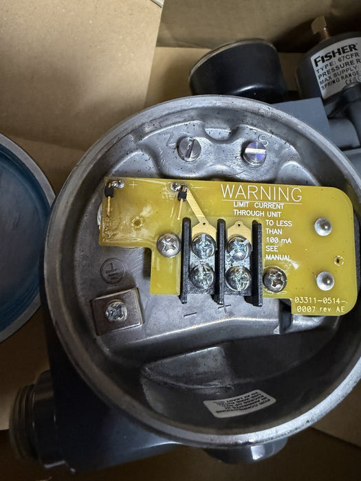 NEW EMERSON 846-738-110315  4-20ma 3-15 psi OUTPUT I/P I2P 846-DS1J1K5 /G1/G2/F2