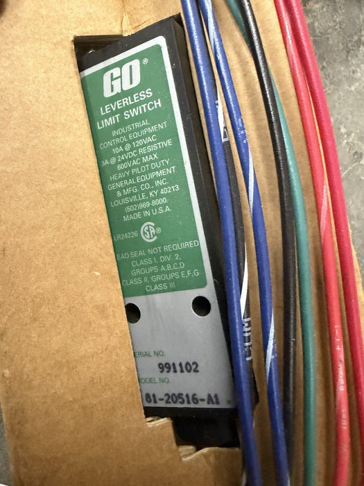 BLACK NEW GO SWITCH 81-20516-A2 600VAC TOPWORX Magnetic Proximity Switch 8120516