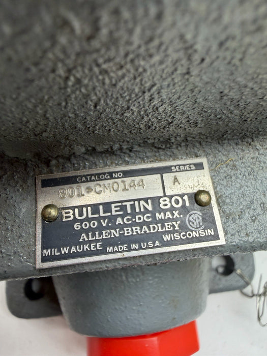 NEW ALLEN BRADLEY 801-CM0144 801-CMO144  FORK LIMIT SWITCH KONES CRANE TROLLEY