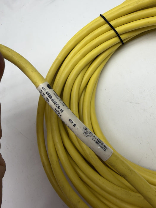 NEW 889R-R3ECA-10 CABLE ALLEN BRADLEY CABLE CORDSET 90 DEG 3 PIN
