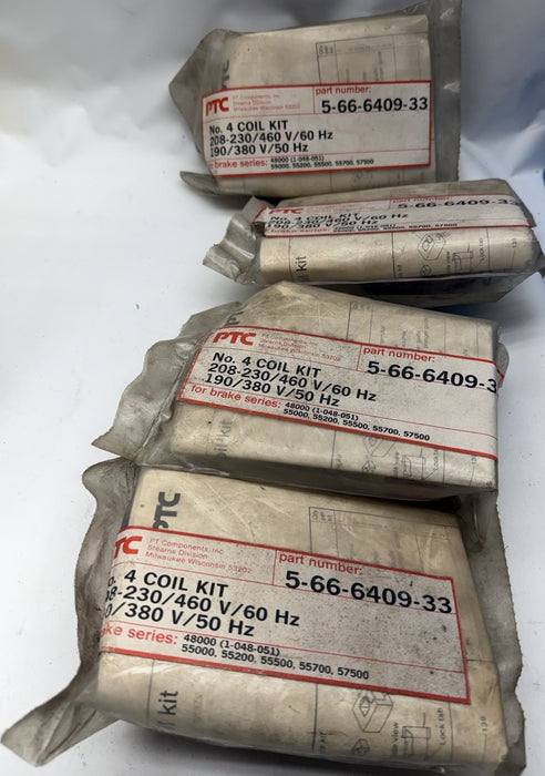 Stearns 5-66-6409-33 No. 4 Coil Kit 208-230/460 Volt