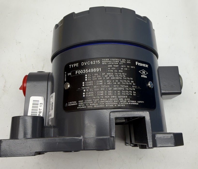 Fisher Emerson DVC6215 - Positioner Remote Travel Sensor - 30 VDC, 20mA - NEW