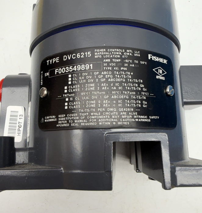 Fisher Emerson DVC6215 - Positioner Remote Travel Sensor - 30 VDC, 20mA - NEW