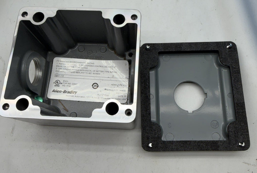 ALLEN BRADLEY 800T-1TZ DIE CAST ENCLOSURE 800T1TZ SERIES T NEW SURPLUS