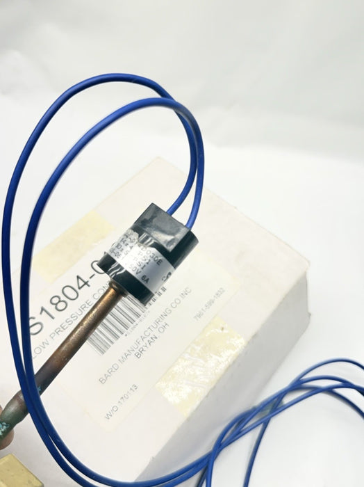 Bard S1804-0107 A/R Low Pressure Switch HVAC Control