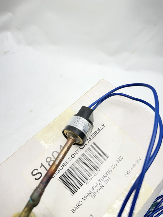 Bard S1804-0107 A/R Low Pressure Switch HVAC Control