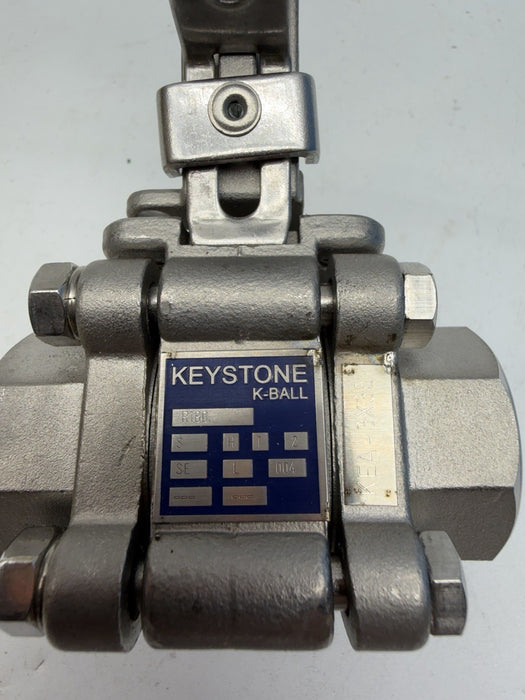 Threaded Keystone K-Ball 3pc Ball Valve R180-S-T-2-SE-L-004