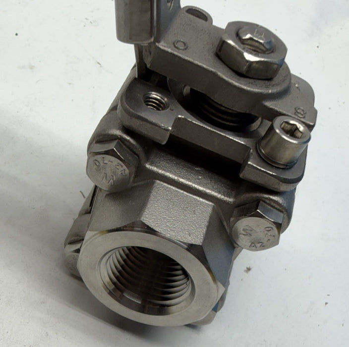 Threaded Keystone K-Ball 3pc Ball Valve R180-S-T-2-SE-L-004