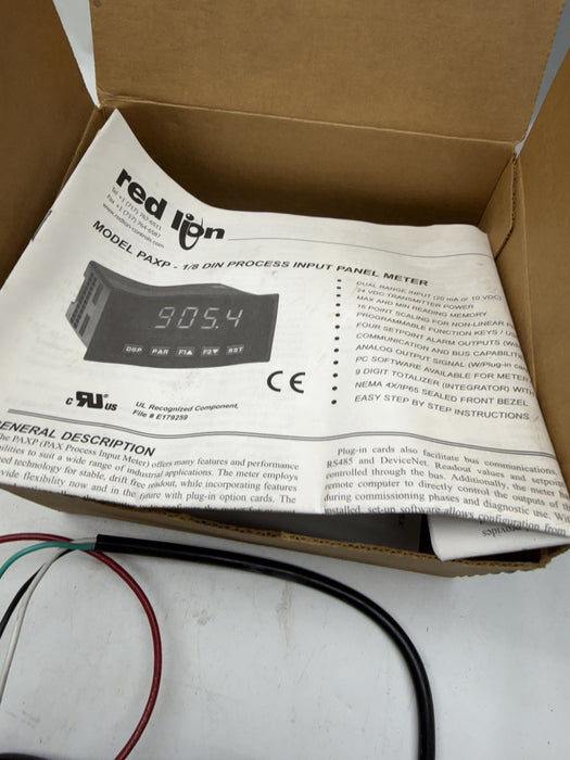 RED LION CONTROLS PAXI0000 Wrong Box. Used For Troubleahooting