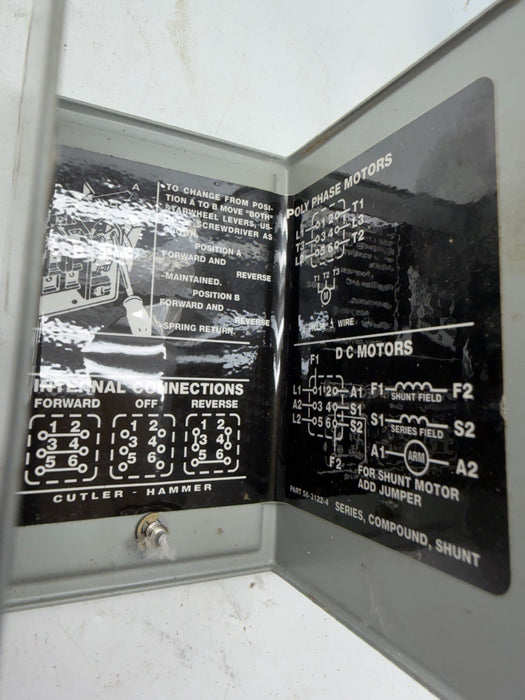 NEW CUTLER-HAMMER REV DRUM SWITCH-TYPE DB1 9441H268 New Old Stock