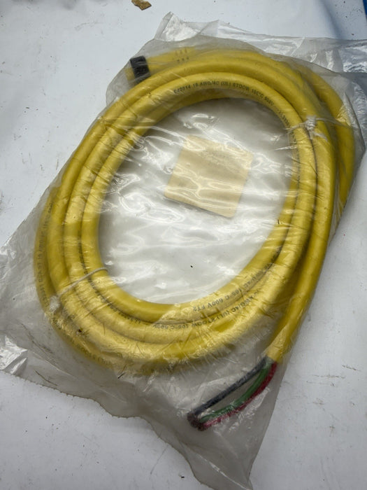 BRAD HARRISON 104000A01F120 Cordset 4 Pin Receptacle Female 41109 12’ 16/4 Pvc