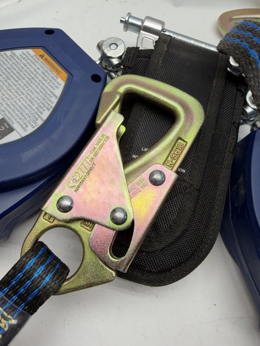 FallTech 8’ Tie Back Edge Score Twin Personal SRL Fall Restraint Self Retracting