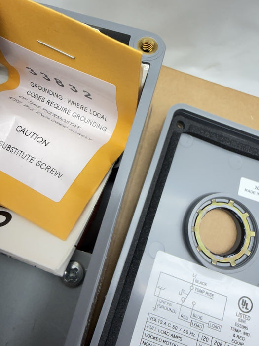 Chromalox Thermostat WCRT Series WCRT-100 THERMO  40-100 F 2004R 7396 LINE