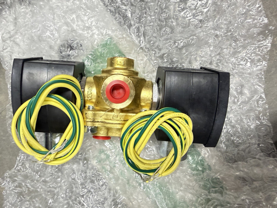 ASCO EFHT8342G020 BRAND NEW 1/4" PORTS 4 WAY RPLS HT8342C21