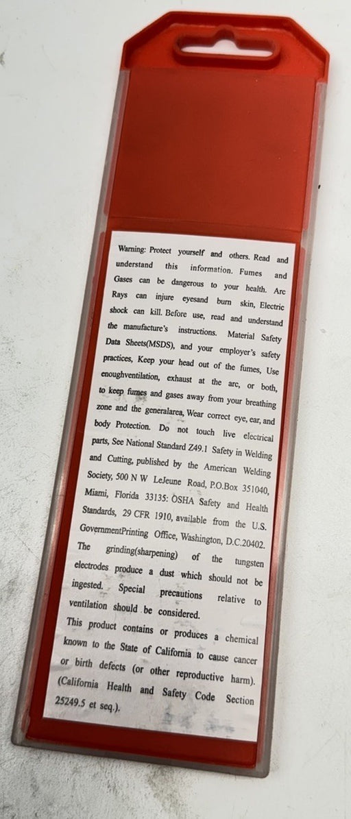 NEW RADNOR 64001954 TUNGSTEN ELECTRODE 3/32