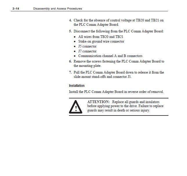 1336 REMAN ALLEN-BRADLEY 1336T-GT1-SP51A PLC ADAPTER ALL FRAME SIZES FORCE VFD