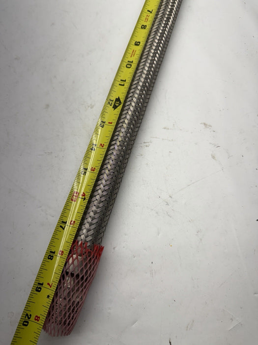 Stainless Steel Flexible Hose 1” MNPT Both Ends  Coregated Inside (no rubber)