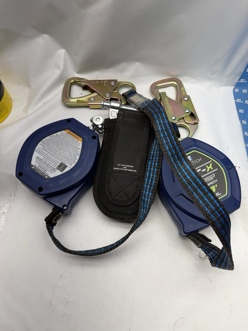 FallTech 8’ Tie Back Edge Score Twin Personal SRL Fall Restraint Self Retracting