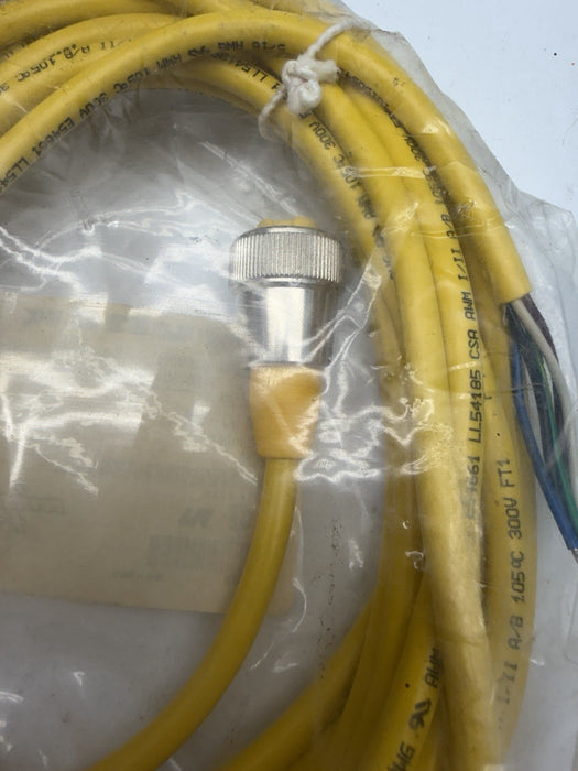 TURCK, RKM 50-6M, Single Ended Cordset, 7/8 inch Female to Pigtail, 6M U2058 NEW