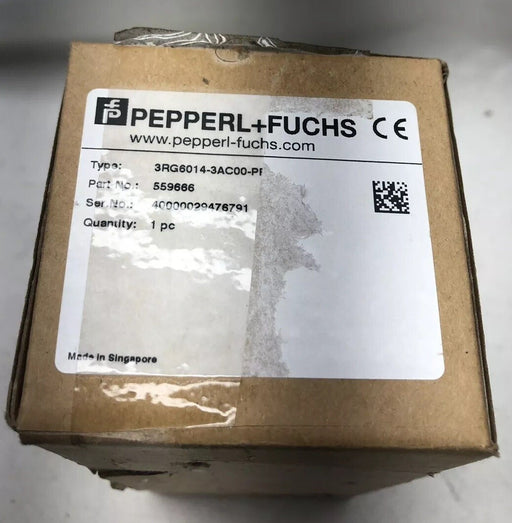 3RG6014-3AC00-P BROKEN PIECE NEW PEPERL+FUCHS PN. 559666 30mm ULTRASONIC SENSOR