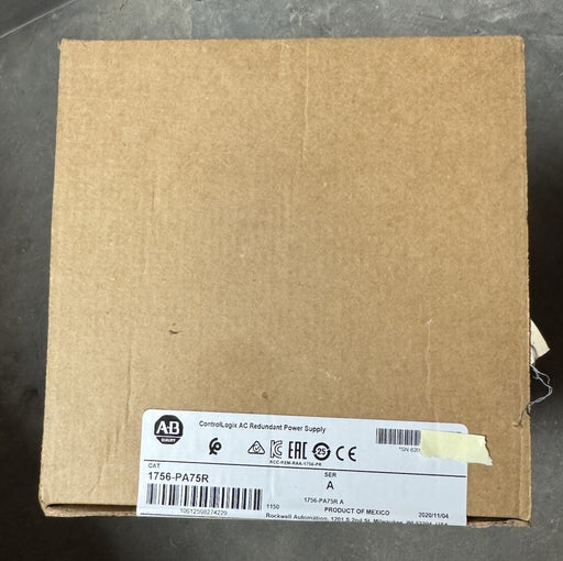 1756-PA75R NEW 2020 ALLEN BRADLEY CONTROLLOGIX PLC REDUNDANT POWER SUPPLY SEALED