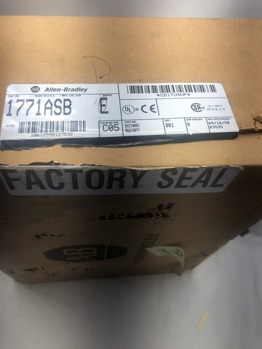 1771-ASB D ALLEN-BRADLEY REMOTE I/O ADAPTER MODULE RIO 1771ASB 1771-ASB/D