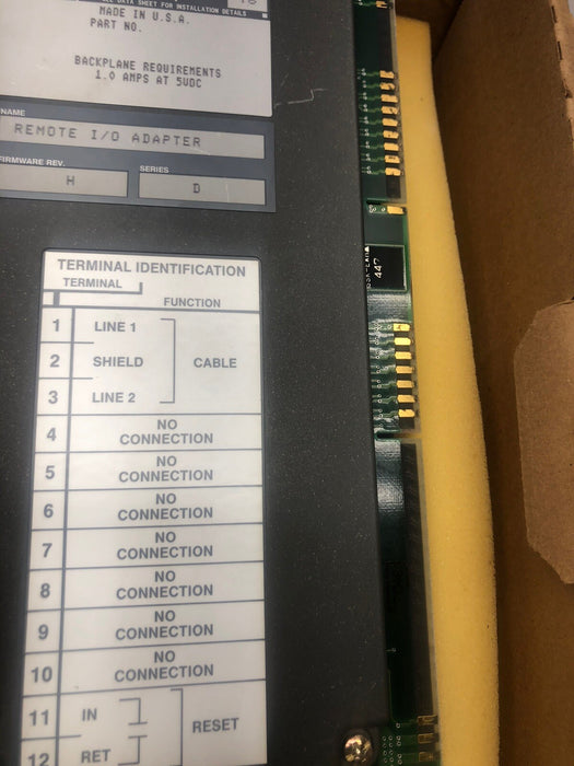 1771-ASB D ALLEN-BRADLEY REMOTE I/O ADAPTER MODULE RIO 1771ASB 1771-ASB/D