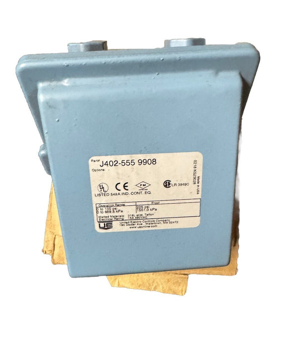 UNITED ELECTRIC J402-555-9908 SWITCH NIB 0-100 PSI