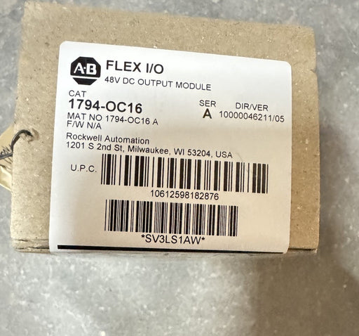 SEALED Allen-Bradley 1794-OC16 Flex I/O 48V DC OUTPUT MODULE 2018