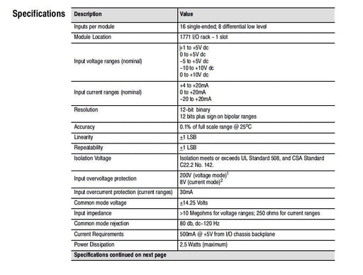 1771-IFE Ser C analog Allen Bradley 1771-lFE/C completely tested IFE 1771