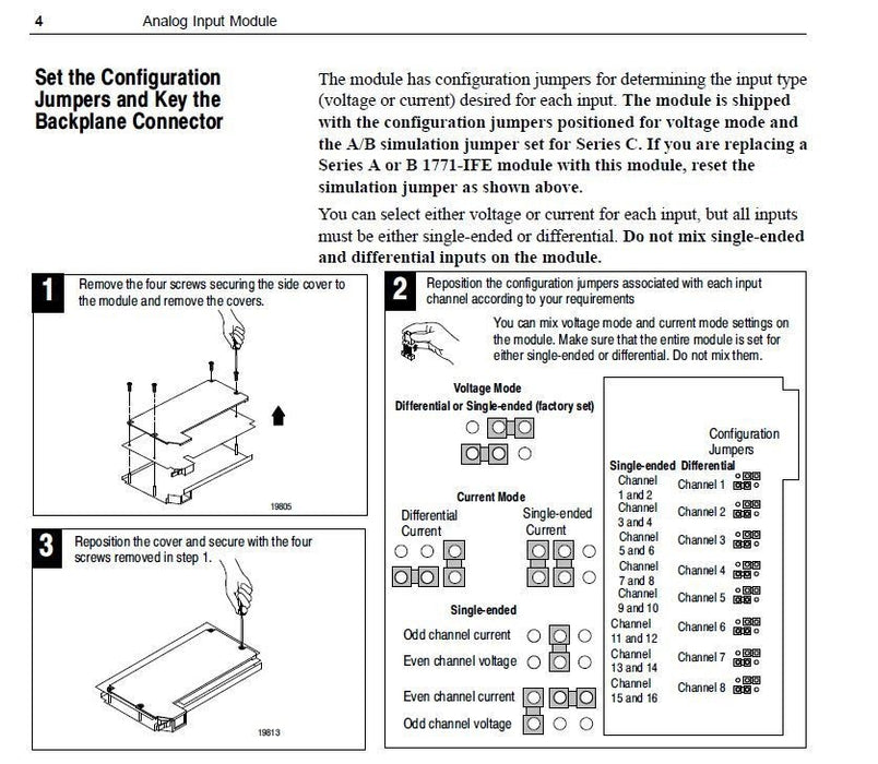 1771-IFE Ser C analog Allen Bradley 1771-lFE/C completely tested IFE 1771