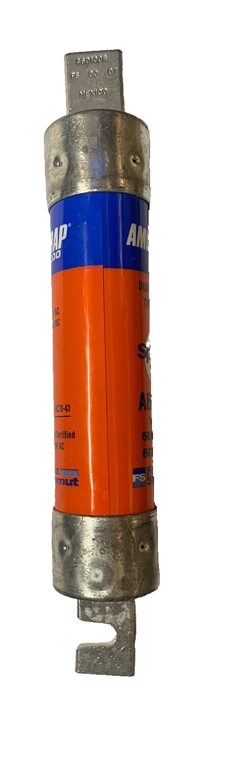 Qty 1 Amp-trap 2000 Dial Element Time Delay 100A 600V AC / DC A6D100R SMART SPOT
