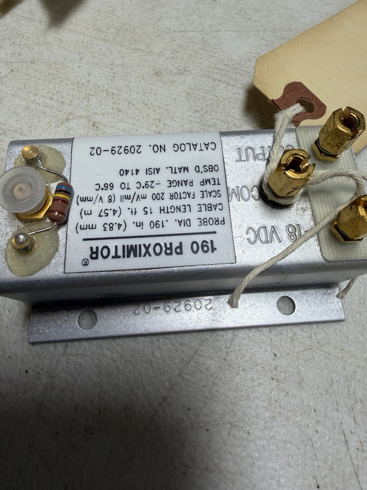 Bently Nevada 190 Proximitor 20929-02 for P3403893-00300 / P340389300300