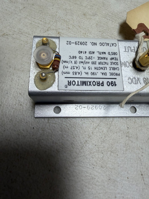 Bently Nevada 190 Proximitor 20929-02 for P3403893-00300 / P340389300300