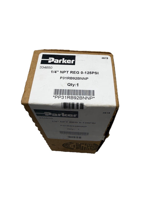 Parker P31RB92BNNP Pneumatic Regulator 1/4in Npt 0-125psi