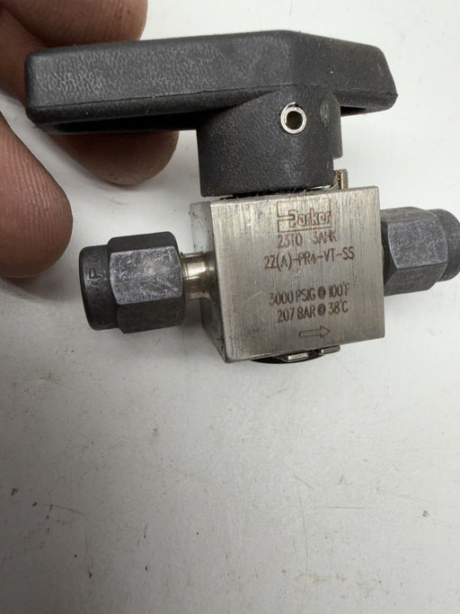 PARKER 22(A)-PR4-VT-SS Stainless Valve 1/4