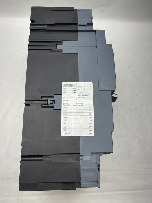 NEW SIEMENS 250A MCCB 3VA6325-7HN31-0AA0 ETU350 LSI 3ZW1012-1VA23-1AA0