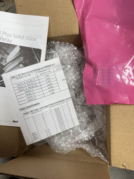 592-EC2BC  NEW IN BOX  ALLEN BRADLEY E3 PLUS OVERLOAD RELAY 592EC2BC /C 3-15 Amp