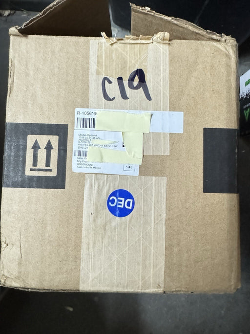 1056 NEW IN THE BOX 1056-03-21-38-AN EMERSON ROSEMOUNT PH ANALYZER