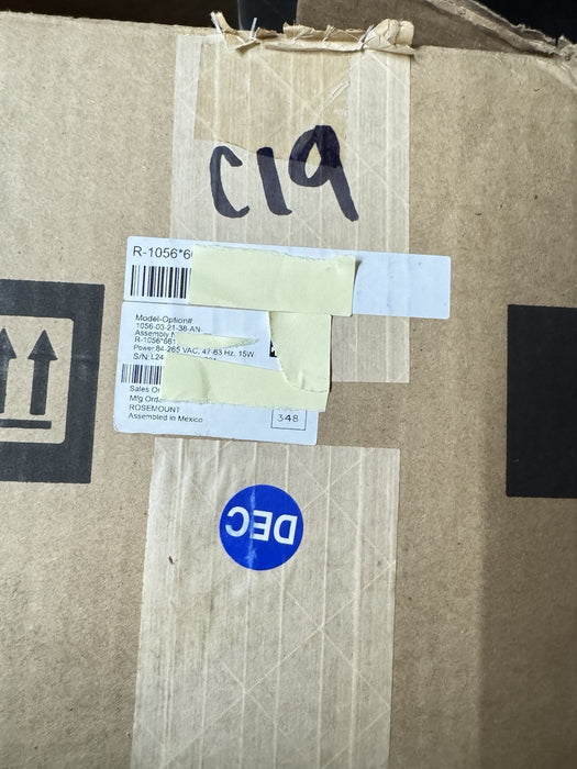 1056 NEW IN THE BOX 1056-03-21-38-AN EMERSON ROSEMOUNT PH ANALYZER