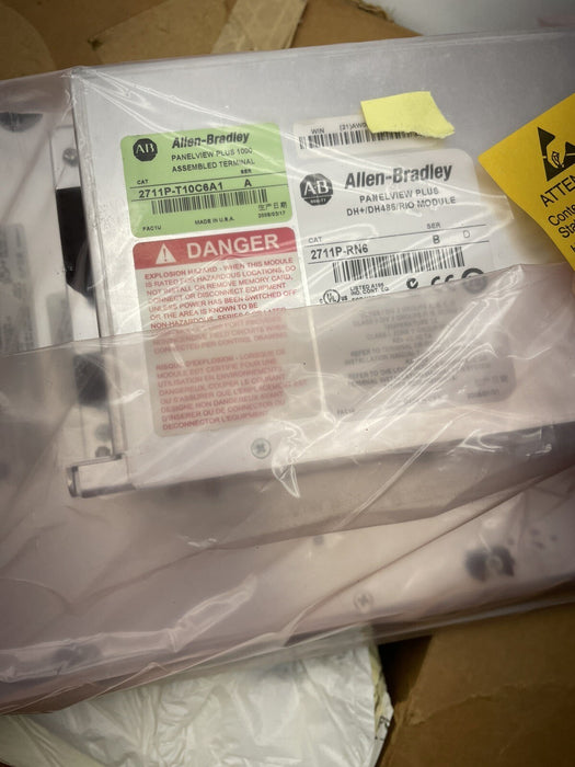 2711P-T10C6A1 NEW Allen Bradley AB PVP 1000 Touch 10" DH+/RIO/DH485 2711P