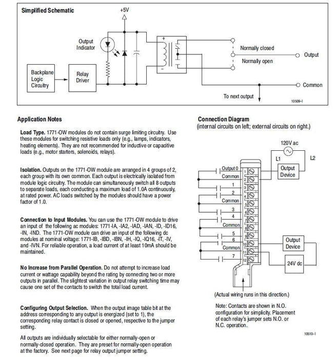 1771-OW NEW SEALED ALLEN BRADLEY  SER A OUTPUT MODULE 1771OW