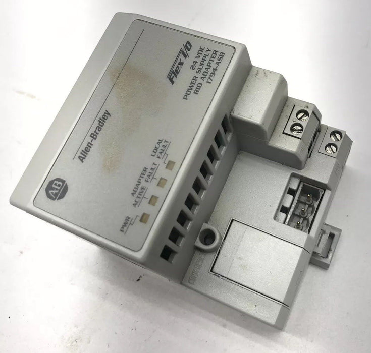 1794-ASB ALLEN BRADLEY FLEXLOGIX 1794-ASB /E TESTED REMOTE I/O RIO 24VDC AB
