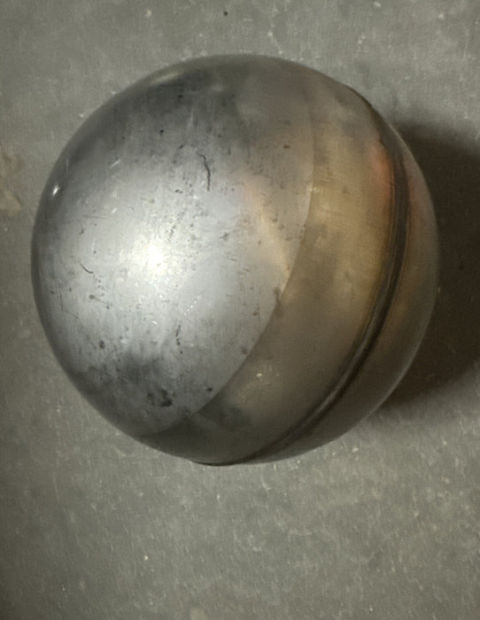 NEW STAINLESS STEEL FLOAT ROUND SHAPED 6" WITH 1/4"  THREADED ROD HOLE