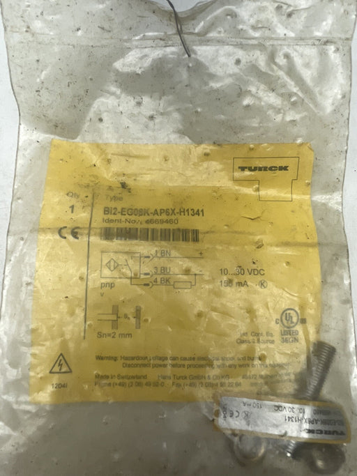 NEW SEALED TURCK BI2-EG08K-AP6X-H1341 INDUCTIVE PROX 669460 10-30 VDC Sn=2mm PNP